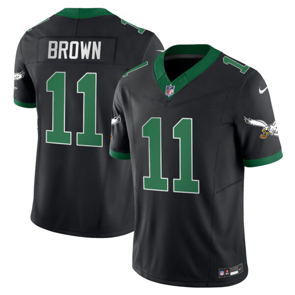Men's Eagles Throwback Kelly Vapor Limited Jersey - All Stitched - Image 25