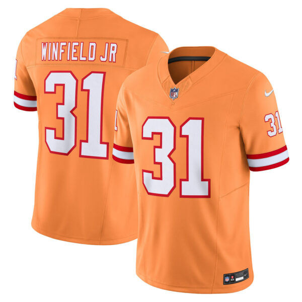 Men's Buccaneers Throwback & Gold Limited Jersey - All Stitched - Image 6