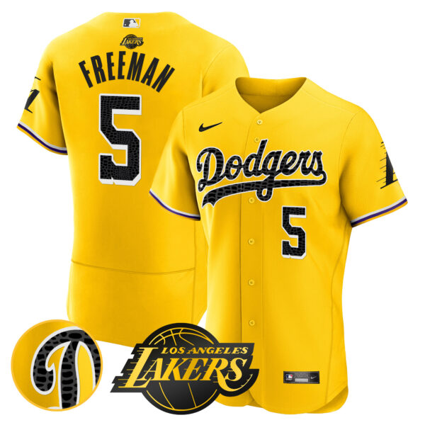 Men's Dodgers Flex Base Mamba Jersey - All Stitched - Image 27