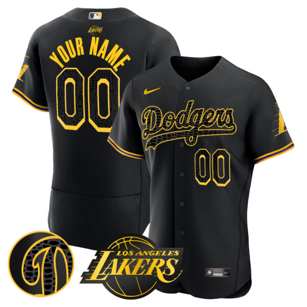 Dodgers Flex Base Mamba Custom Jersey - All Stitched - Image 6