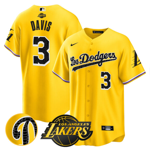Men's Los Dodgers Cool Base Mamba Jersey - All Stitched - Image 31