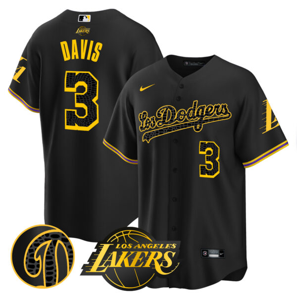 Men's Los Dodgers Cool Base Mamba Jersey - All Stitched - Image 47