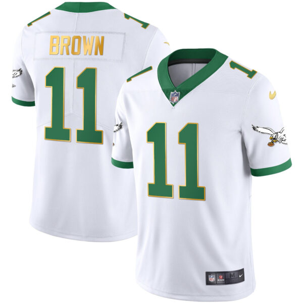 Men's Eagles Kelly Green Gold Jersey - All Stitched - Image 60