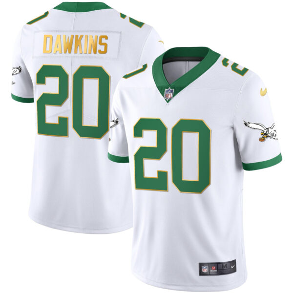 Men's Eagles Kelly Green Gold Jersey - All Stitched - Image 59