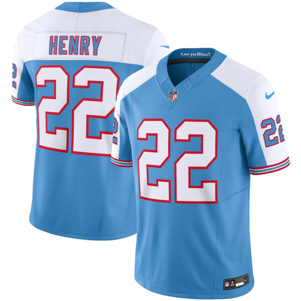 Men's Titans Throwback Limited Vapor Jersey - All Stitched - Image 22