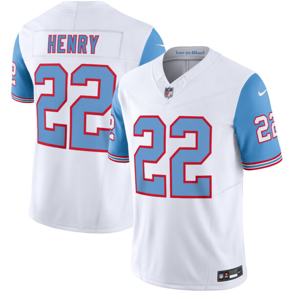 Men's Titans Throwback Limited Vapor Jersey - All Stitched - Image 36