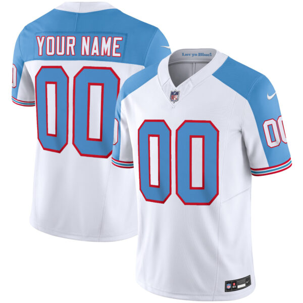 Titans Throwback Limited Vapor Custom Jersey - All Stitched - Image 7