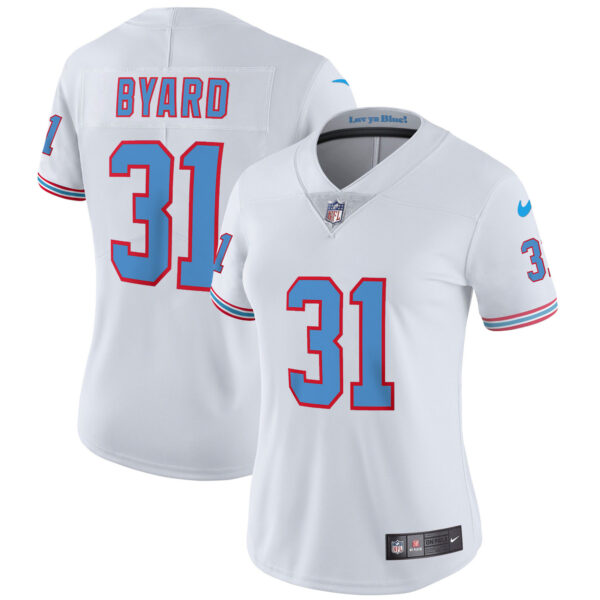 Women's Titans Throwback Limited Vapor Jersey - All Stitched - Image 6