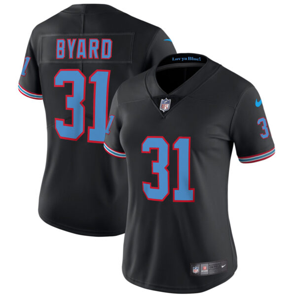 Women's Titans Throwback Limited Vapor Jersey - All Stitched - Image 34