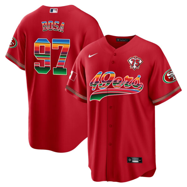 Men's 49ers Mexico Cool Base Limited Jersey - All Stitched - Image 27