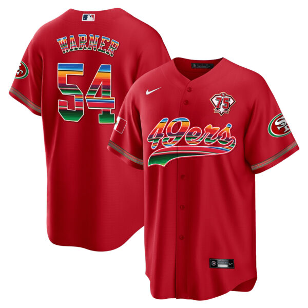 Men's 49ers Mexico Cool Base Limited Jersey - All Stitched - Image 25