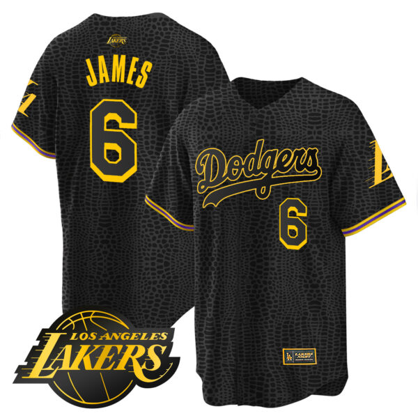 Men's Dodgers Cool Base Mamba Jersey V2 - All Stitched - Image 6