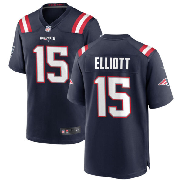 Ezekiel Elliott New England Patriots Jersey - All Stitched - Image 2