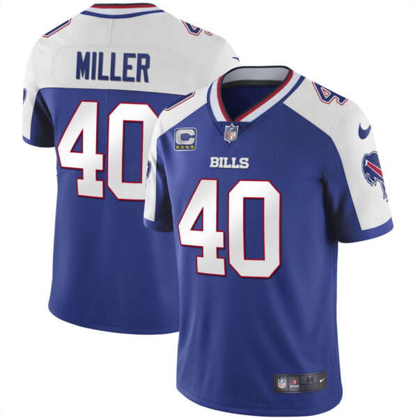 Men's Bills Alternate Vapor Black Gold & Black Inverted Limited - All Stitched - Image 19