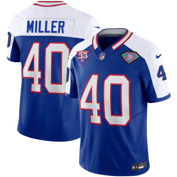 Men's Bills 1994 Throwback Vapor Jersey - All Stitched - Image 3