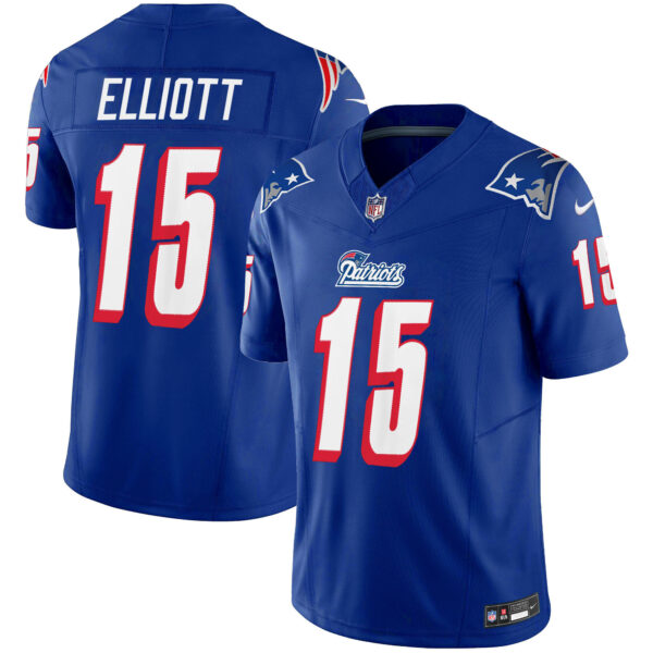Youth's Patriots 1996 Throwback Limited Vapor Jersey - All Stitched - Image 9