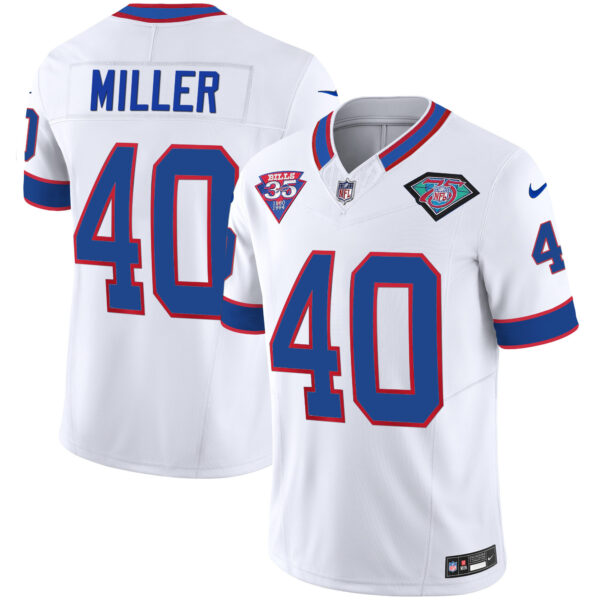 Youth's Bills 1994 Throwback Vapor Jersey - All Stitched - Image 27
