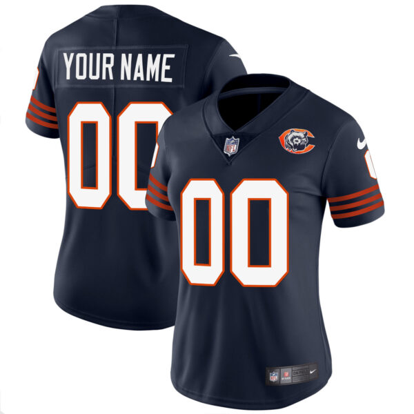 Bears Throwback Vapor Custom Jersey - All Stitched - Image 8