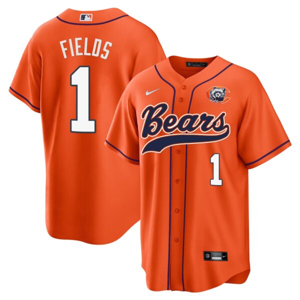 Men's Bears Throwback Baseball Jersey - All Stitched - Image 22