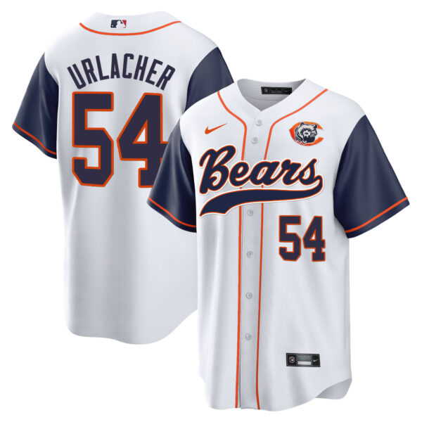 Men's Bears Throwback Baseball Jersey - All Stitched - Image 37