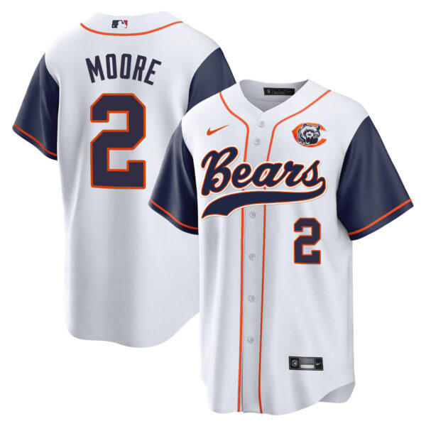 Men's Bears Throwback Baseball Jersey - All Stitched - Image 38