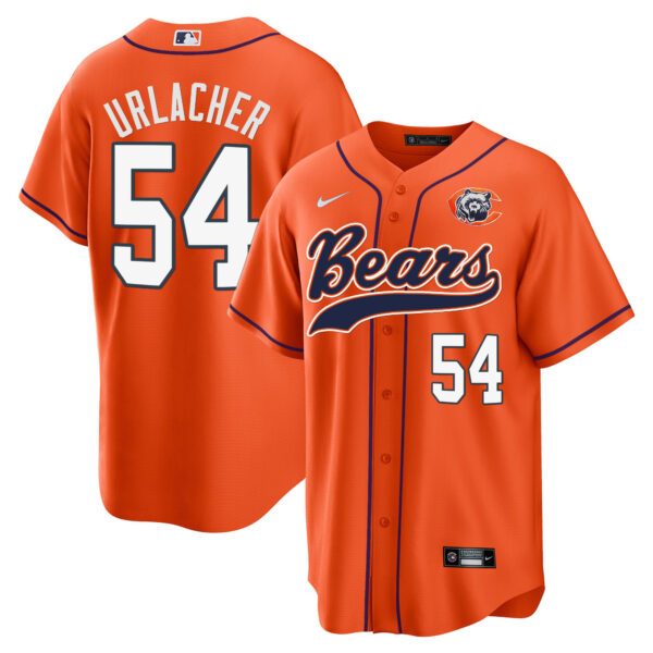 Men's Bears Throwback Baseball Jersey - All Stitched - Image 23