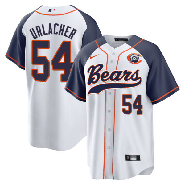 Men's Bears Throwback Baseball Jersey - All Stitched - Image 30
