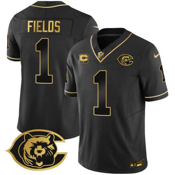 Men's Bears Throwback Gold Vapor Jersey - All Stitched - Image 13