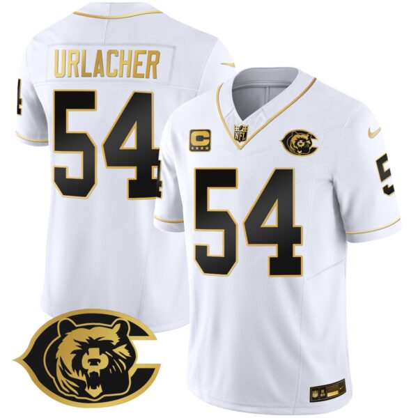 Men's Bears Throwback Gold Vapor Jersey - All Stitched - Image 20