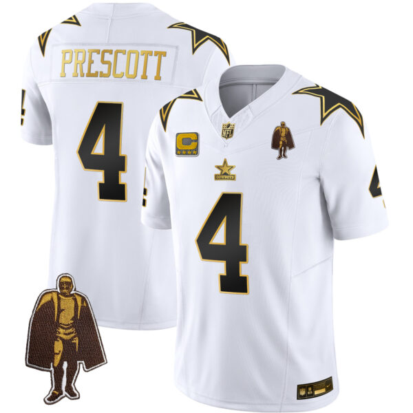 Men's Cowboys Throwback Limited Vapor Jersey V2 - All Stitched - Image 25