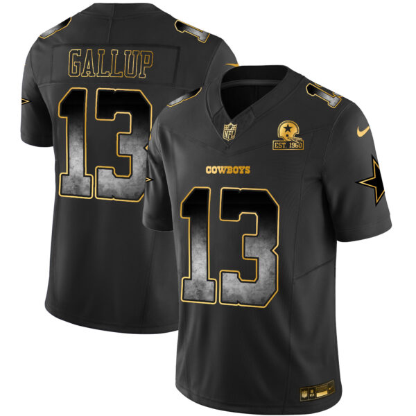 Men's Cowboys Arch Smoke Vapor Jersey - All Stitched - Image 12