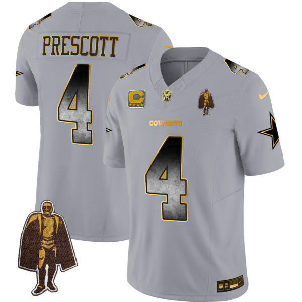 Men's Cowboys Arch Smoke Vapor Jersey - All Stitched - Image 26