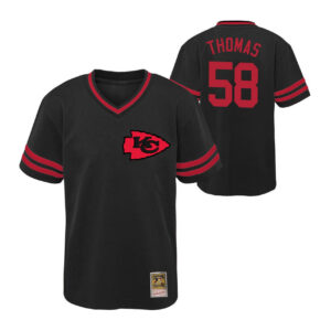 Derrick Thomas Kansas City Chiefs V-Neck T-Shirt - All Stitched