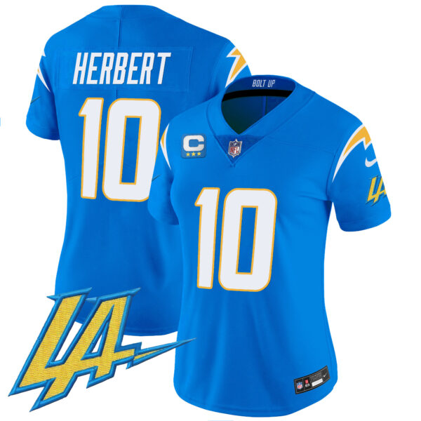 Women's Chargers Vapor Limited Jersey V2 - All Stitched - Image 13