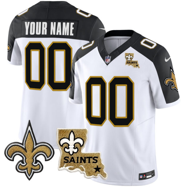 Saints 1987 Legacy Vapor Custom Jersey V2 - All Stitched - Image 5