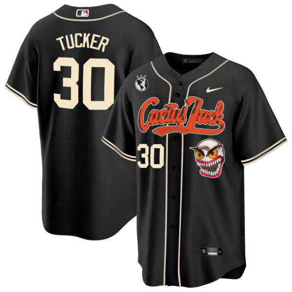 Men's Houston Astros Cactus Jack Cool Base Jersey - Stitched - Image 26