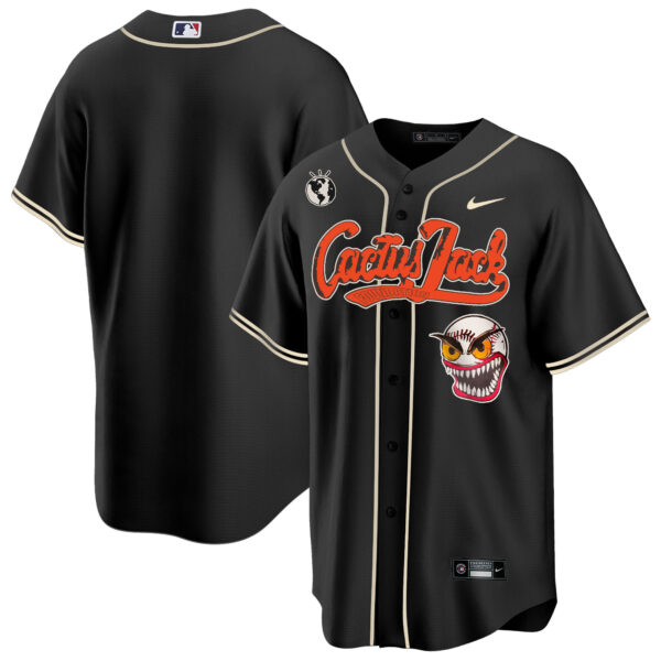 Men's Houston Astros Cactus Jack Cool Base Jersey - Stitched - Image 27