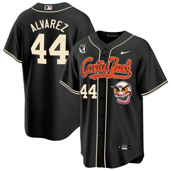 Men's Houston Astros Cactus Jack Cool Base Jersey - Stitched - Image 24