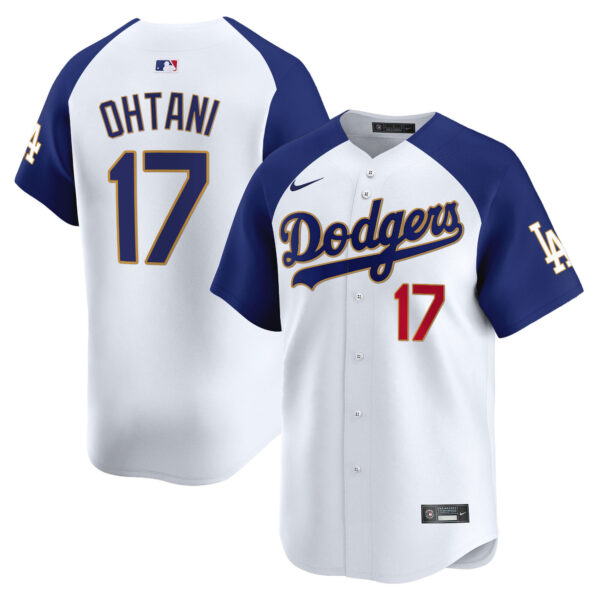 Men's Los Angeles Dodgers Gold Trim Vapor Premier Limited Jersey - All Stitched - Image 21