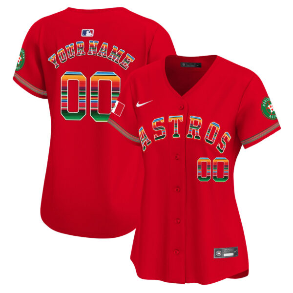 Houston Astros Mexico Vapor Premier Limited Custom Jersey - All Stitched - Image 11