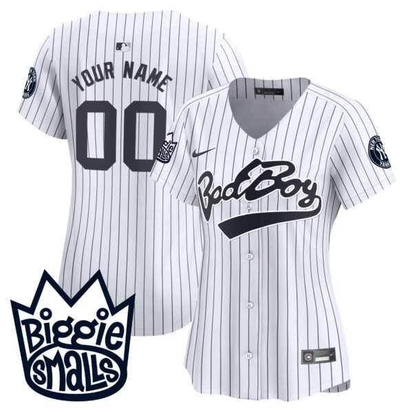 New York Yankees Biggie Smalls Vapor Premier Limited Custom Jersey - All Stitched - Image 8