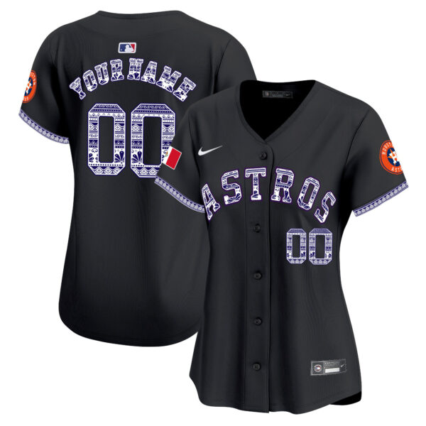 Houston Astros Mexico Vapor Premier Limited Custom Jersey V2 - All Stitched - Image 8
