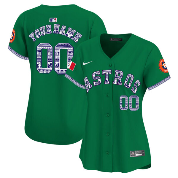 Houston Astros Mexico Vapor Premier Limited Custom Jersey V2 - All Stitched - Image 10