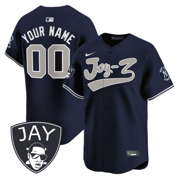 Yankees Jay-Z Vapor Premier Limited Custom Jersey V2 - All Stitched - Image 5