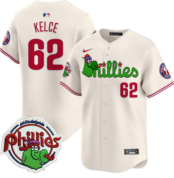 Men's Phillies Phanatic Patch Vapor Premier Limited Jersey V3 - All Stitched - Image 29
