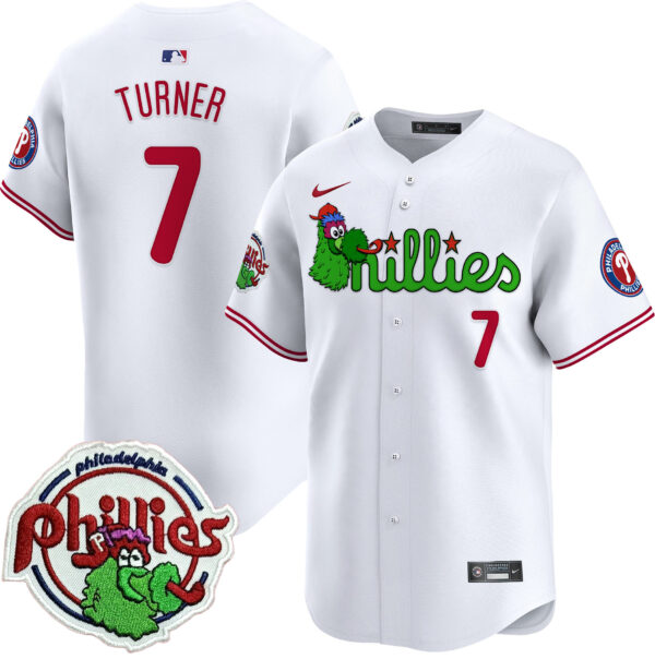 Men's Phillies Phanatic Patch Vapor Premier Limited Jersey V3 - All Stitched - Image 7