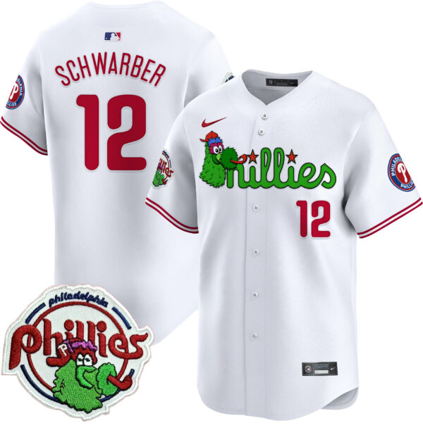 Men's Phillies Phanatic Patch Vapor Premier Limited Jersey V3 - All Stitched - Image 11