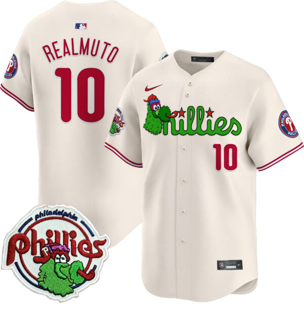 Men's Phillies Phanatic Patch Vapor Premier Limited Jersey V3 - All Stitched - Image 28