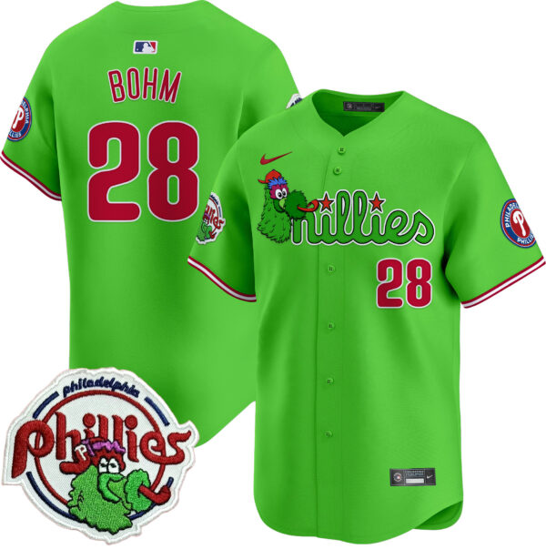 Men's Phillies Phanatic Patch Vapor Premier Limited Jersey V3 - All Stitched - Image 15