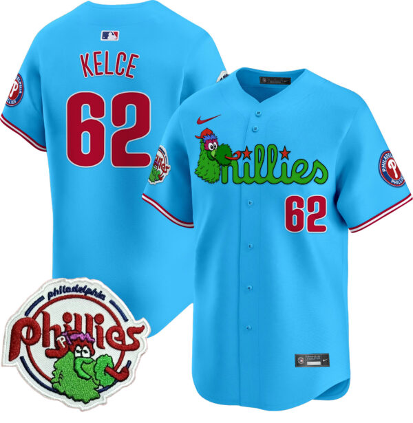 Men's Phillies Phanatic Patch Vapor Premier Limited Jersey V3 - All Stitched - Image 59